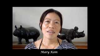 Mary Kom   Rhino Initiative