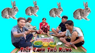 NVL - Mâm Tiết Canh THỏ Rừng Siêu Ngon - Super Delicious Tray of Hare Soup Full