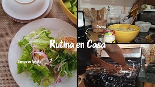 Rutina de limpieza, motivación. Cocinamos. Lo bonito de hacer hogar.