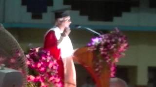 Shri T K A Nair IAS, Adviser to the Prime Minister, delivers the Convocation Address