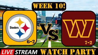 Steelers 6-2 VS Commanders 7-2 LIVE STREAM (WATCH PARTY)