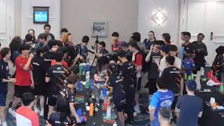 SPORT STACKING DOUBLES FOTW -- 5.275 SECONDS (William Allen & Chan Keng Ian - Crowd Reaction)