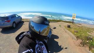 moto camping on the pacific coast highway, pch, highway 1