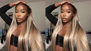 The Perfect Autumn Blonde | Full Lace Frontal Wig Install | ft Westkiss Hair