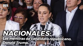 Las MENTIRAS de CANDIDATO republicano, Donald Trump