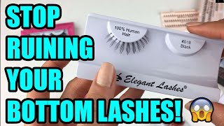 How to PROPERLY Remove Under/Bottom/Lower Lashes!