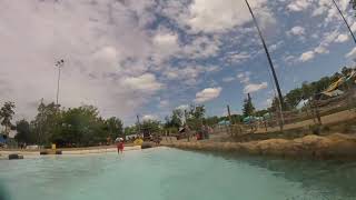 Purple Hurricane Mountain Slide At Six Flags Hurricane Harbor NJ