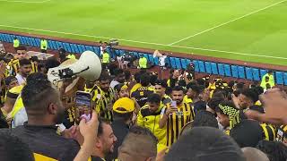 طرب رابطة الاتحاد امام ضمك حمدان مغربي💛🖤