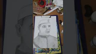 Jawaharlal Nehru Drawing. Video #269 #jawaharlalnehru #drawing