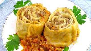 Что приготовить из фарша./Мясные ШТРУЛИ быстро и вкусно./Вкусный ОБЕД или УЖИН.