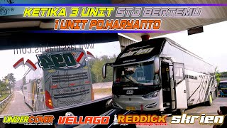 [ON FIRE] KETIKA 4 BUS ANGKATAN PAGI BERTEMU || Sudiro Tungga Jaya SKRIEN,REDDICK,VELLAGO,UNDERCOVER