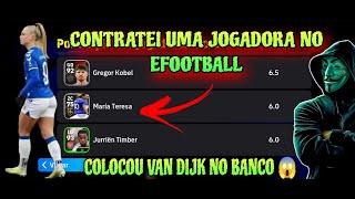 GAMEPLAY COM A ZAGUEIRA DO EFOOTBALL - ELA NÃO DEIXOU PASSAR NADA! 3X0 VENCI COM A AJUDA DELA!😱