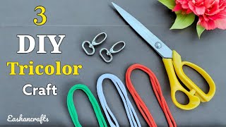 3 Unique Independence Day Craft 🇮🇳 | DIY Tricolor Craft | 15 August Craft Activity