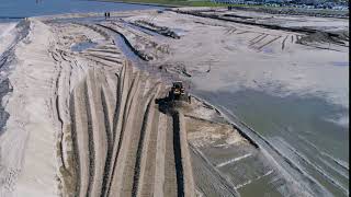 Der Bau des Liegeplatzes 4 in Cuxhaven