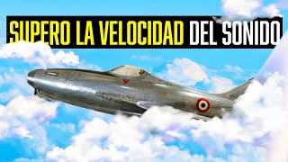 El primer avión italiano en superar la velocidad del sonido: Aerfer Sagittario 2