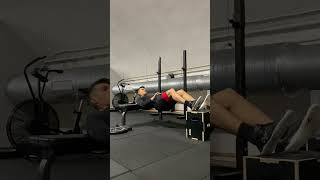 Weighted  SL ISO Hamstring Bridge #strength #hamstrings