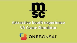 MSC VR Crane Simulator - Booth experience