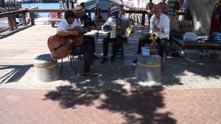 Crazy Jazz Band at Waterfront in Cape Town, South Africa; February 2014