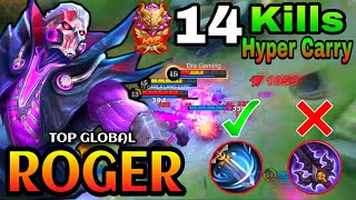 Roger New Season Overpower Funnel |Roger Gameplay| |Top Global| |Best Build| By: i i i -MLBB