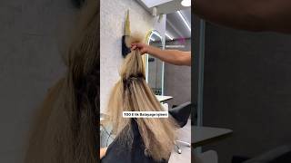 1 GÜN ÖNCE YAPILMIŞ BALAYAGE İŞLEMİ 🥺 #haircut #hairtransformation #sackesimi #sacmodelleri