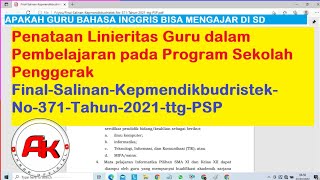 Terbaru Penataan  Linieritas  Guru  dalam  Pembelajaran  pada  PSP || Kurikulum Paradigma 2022