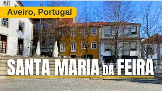 🏰  Santa Maria da Feira, Portugal: A terra da Fogaça | Walking Tour 🇵🇹