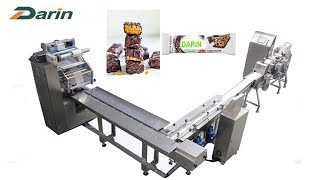 Small Capacity Chocolate Breakfast Cereal Bar Making Machine/Chocolate Bar Former with Auto Packing