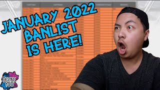 Yu-Gi-Oh! JANUARY 2022 BANLIST IS FINALLY HERE! | Banlist Reaction