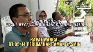 Rapat Warga RT.05/14 Perumahan Taman Yasmin Bogor