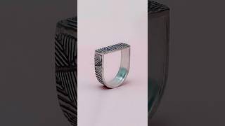 Bottlebee: Making A Geometric Textured Silver Ring