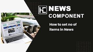 How to set no of items in News