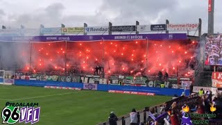 Hannover 96 Pyro in Osnabrück 24.2.24 #pyroalarm #2bundesliga #h96