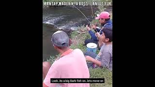 Seru Lucu Mancing Bareng Youtuber Bogor / Funny Fishing With Other Youtuber #Shorts