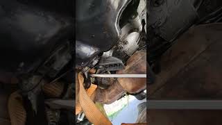 2000 jeep grand cherokee 4.7l passenger side hack for reinstall of arm in way of putting exaust back