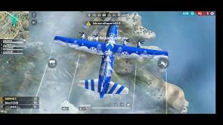 Fly in the sky while the Fight in Garena FreeFire gameplay