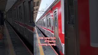 Ada yang Baru di Stasiun Lenteng Agung #anakkereta #stasiunkrl #krlcommuterline