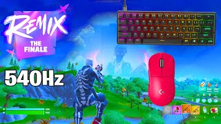 SteelSeries Apex Pro Mini ASMR 🤩 Solo Gameplay 🥇 Satisfying Keyboard Fortnite 360 FPS 4K