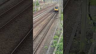 Local rail service. Running Late. Class 331. 331027. Springs Branch Wigan 21/05/2024