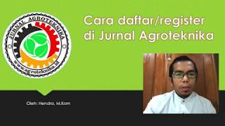 Cara daftar/register di Jurnal