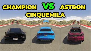 CHAMPION vs CINQUEMILA vs ASTRON - Speed Test - GTA 5 Online