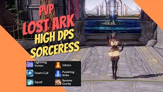 Highest PVP DPS Sorceress Build in Lost Ark | Lost Ark PVP Gameplay