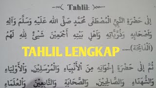 Tahlil lengkap dengan teks Arab