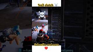 🔥Aggressive New event 1vs3 clutch wait for end #bgmi #viralvideo #shortsfeed #youtubeshorts #gaming