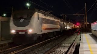 EXP 14052 Reggio Calabria Centrale-Genova Brignole-Lourdes in transito alla stazione di Amantea!!