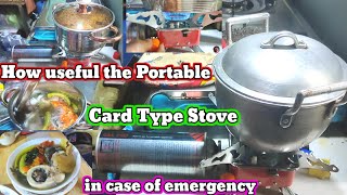 How useful the Portable Card Type Stove is? (in case of emergency)