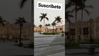 plaza de armas en centro de lima Perú #shorts #peru