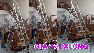 Bác khách ở ĐẮC NÔNG CHỐT 2 thang chữ A inox 9 bậc trong 1 NỐT NHẠC DT ZALO 0869 933 326