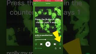 How to put songs on loop (Spotify) #tutorials