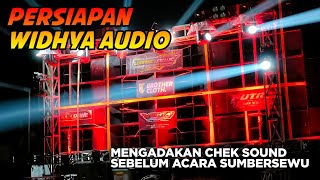 PERSIAPAN PREPARE SUMBERSEWU||WIDHYA AUDIO CHEK SOUND