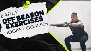 Early Off Season Exercises For Ice Hockey Goalies